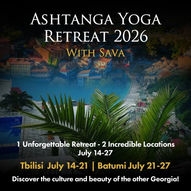 Join me on my first Ashtanga Yoga Retreat in my homeland and experience an extraordinary journey in the Republic of Georgia, a land where incredible nature, authentic food, diverse culture and  traditions create a transformative experience you’ll never forget. It is an ancient land on the  Silk Road - the crossroads between the East and the West, the home of Golden Fleece. There you’ll find a daily contemplative practice and quiet reflection set against a dramatic backdrop. From the rugged Caucasus peaks, pine forests, and crystal-clear rivers to vineyard valleys and Black Sea coastal charm, Georgia offers a perfect setting for introspection and personal exploration.

Taste some of the most delicious cuisine in the world, where eastern flavors cross into European aesthetics. Feel loving hospitality, polyphonic music, and traditional dances.

Let us practice together, support one another, and explore the land with curiosity and compassion. I warmly invite everyone to join me on this extraordinary journey to awaken your senses, savor life’s flavors, and connect with Georgia’s heart and beauty as we travel, practice, and grow together.

Additional Details - LINK IN BIO!
.
.
.
.
.
.
.
.
.
.
.
.
.
.
.
#ashtangayogaretreat #yogaretreat #tbilisiyoga #retreat #mysorepractice