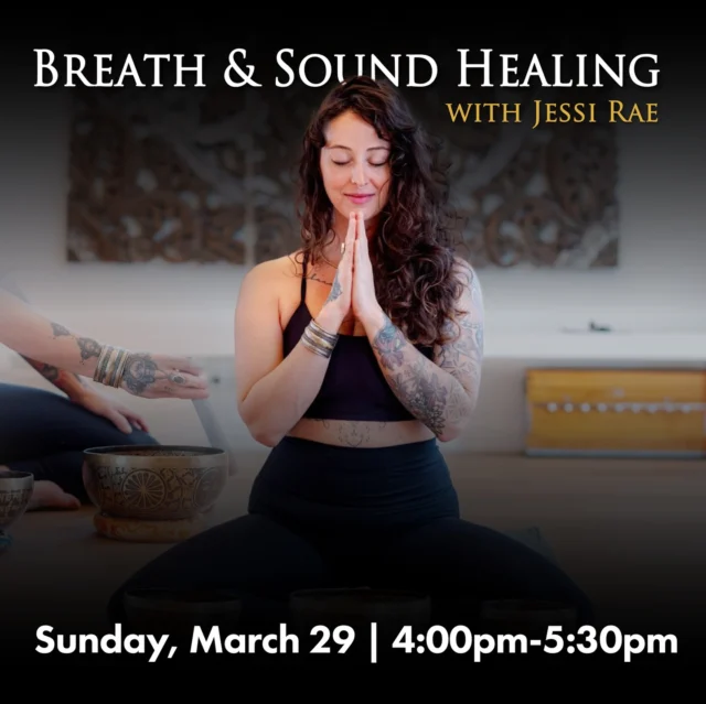 Immerse yourself in a 90-minute sensory sanctuary designed to soothe the nervous system, invite deep relaxation, and realign your energy.

Begin with a gentle meditation and intentional breathwork to quiet the mind and awaken the body’s innate capacity for healing. From there, surrender to a transformative sound journey, guided by seven chakra-aligned crystal bowls, each tuned to a distinct energy center to nurture balance, clarity, and harmony.

Enhancing the sonic landscape is a 100-year-old Indian gong whose rich, resonant tones weave through the space, complemented by chimes and a spectrum of instruments that support a profoundly restorative and meditative state.

This workshop offers a tranquil refuge for stress relief, energetic reset, emotional release, or simply a generous space to rest and receive.

🗓 Date: Sunday, March 29, 2026
🕔 Time: 4:00 PM – 5:30 PM
⏳ Duration: 1.5 hours
💰 Investment: $50
🔗 LINK IN BIO!
.
.
.
.
.
.
.
.
.
.
#soundbathmeditation #atlantayogaevents #atlantameditation #singingbowls #atlantayoga